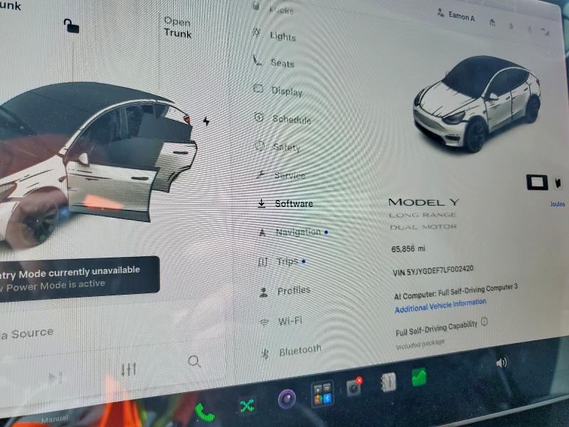 Aukcja sprzedaży 2020 Tesla Model Y, vin: 5YJYGDEF7LF002420, numer aukcji: 62357966