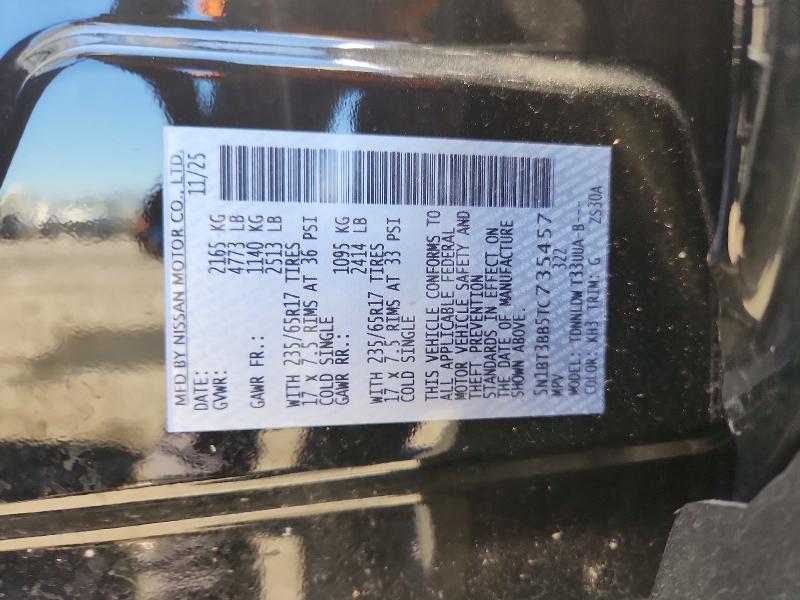 Aukcja sprzedaży 2026 Nissan Rogue, vin: 5N1BT3BB5TC735457, numer aukcji: 59533686