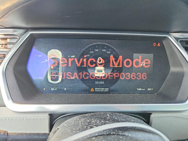 2013 Tesla Model S მანქანა იყიდება აუქციონზე, vin: 5YJSA1CG3DFP03636, აუქციონის ნომერი: 62795096