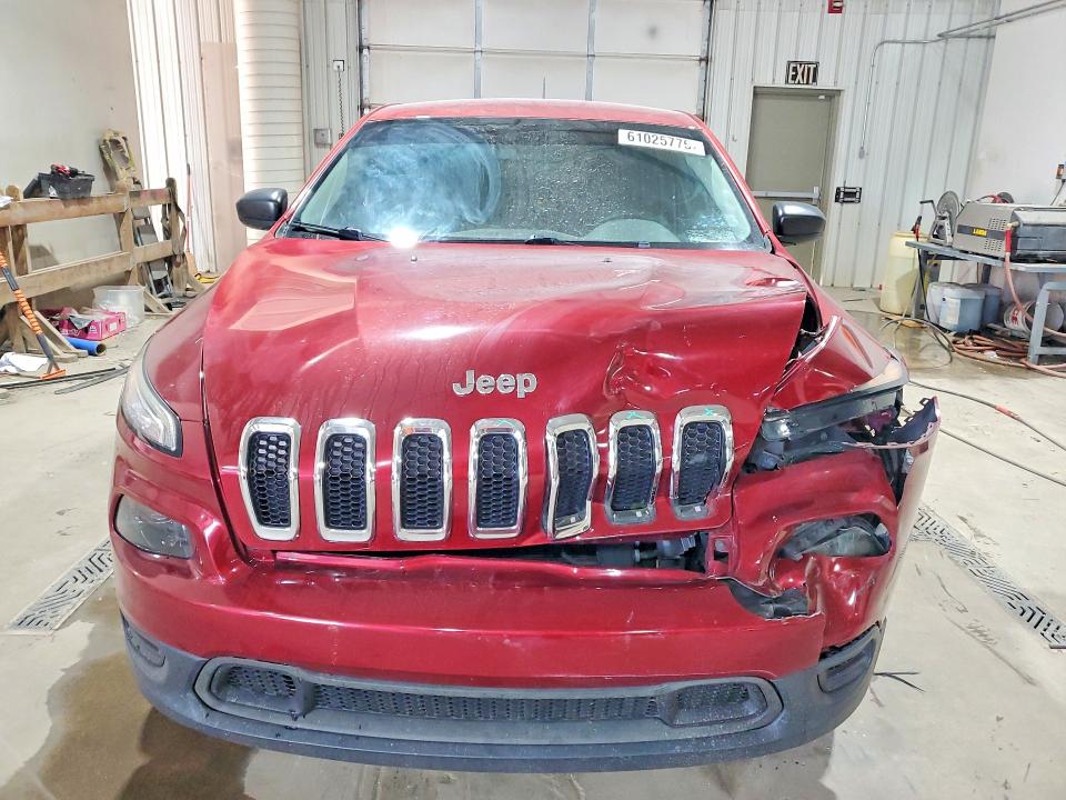 2015 Jeep Cherokee მანქანა იყიდება აუქციონზე, vin: 1C4PJMABXFW624476, აუქციონის ნომერი: 61025776