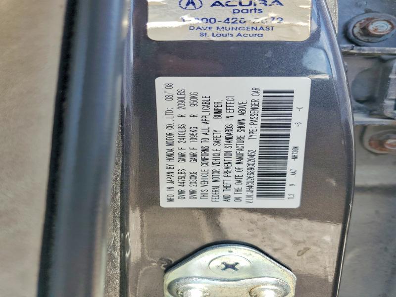 Продаж на аукціоні авто 2009 Acura Tsx, vin: JH4CU26689C020452, номер лоту: 60374936