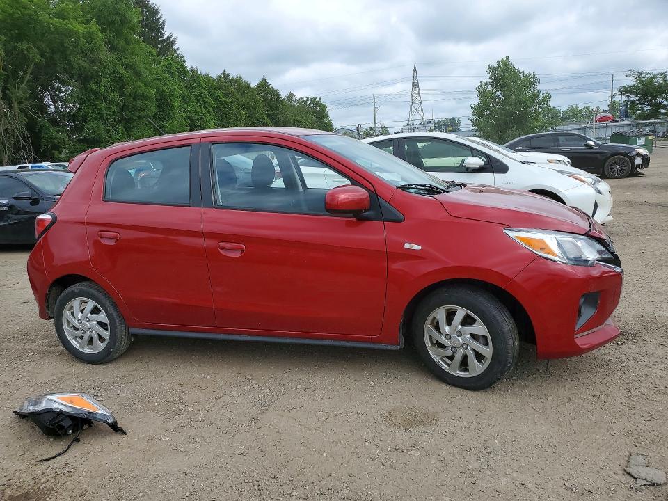 2023 Mitsubishi Mirage მანქანა იყიდება აუქციონზე, vin: ML32AUHJ3PH005346, აუქციონის ნომერი: 58848136