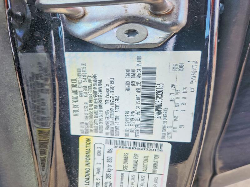 Продажа на аукционе авто 2016 Ford Fusion, vin: 3FA6P0HD5GR320136, номер лота: 61568916