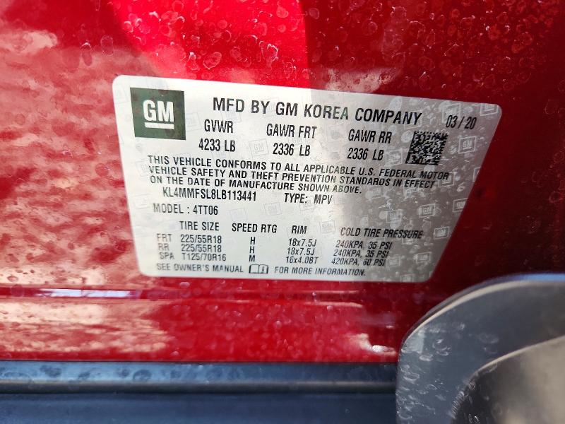 Продажа на аукционе авто 2020 Buick Encore Gx, vin: KL4MMFSL8LB113441, номер лота: 60005656