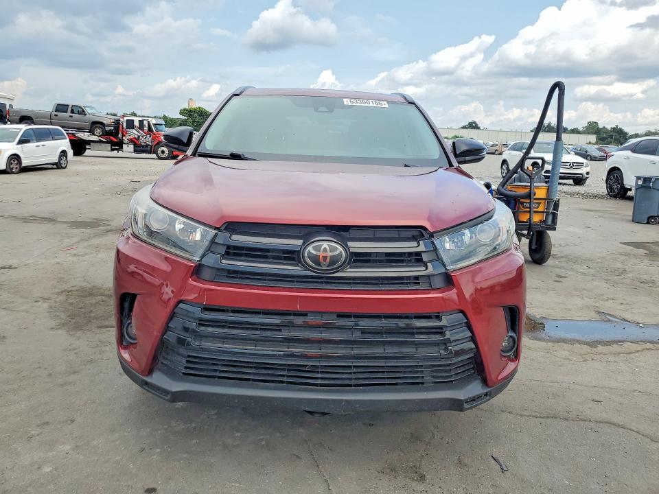 Продаж на аукціоні авто 2019 Toyota Highlander, vin: 5TDKZRFHXKS324055, номер лоту: 63300166