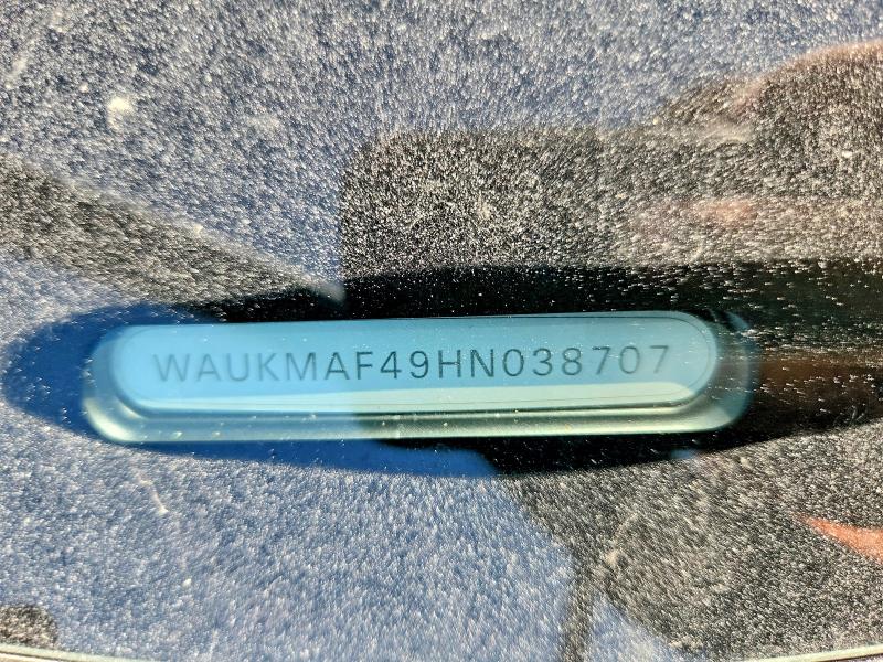 Продаж на аукціоні авто 2017 Audi A4, vin: WAUKMAF49HN038707, номер лоту: 62007076