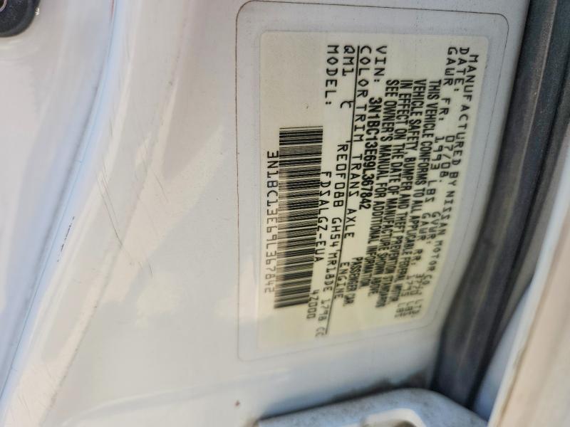 2009 Nissan Versa მანქანა იყიდება აუქციონზე, vin: 3N1BC13E69L367842, აუქციონის ნომერი: 62051346