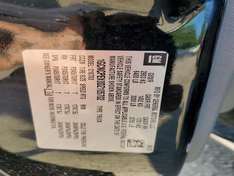 63317716 :رقم المزاد ، 1GCNCPEX0DZ105702 vin ، 2013 Chevrolet Silverado مزاد بيع