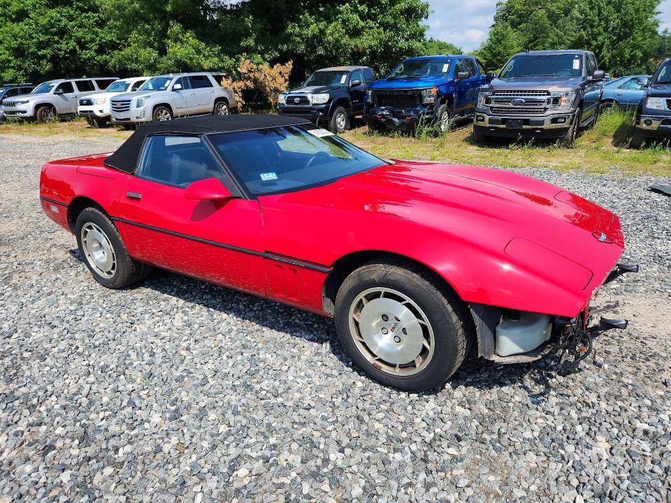 61620356 :رقم المزاد ، 1G1YY6784G5905325 vin ، 1986 Chevrolet Corvette مزاد بيع