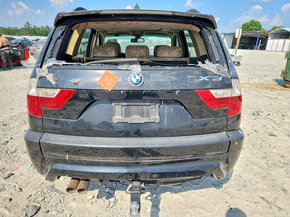 2007 Bmw X3 მანქანა იყიდება აუქციონზე, vin: WBXPC934X7WF20891, აუქციონის ნომერი: 59552116