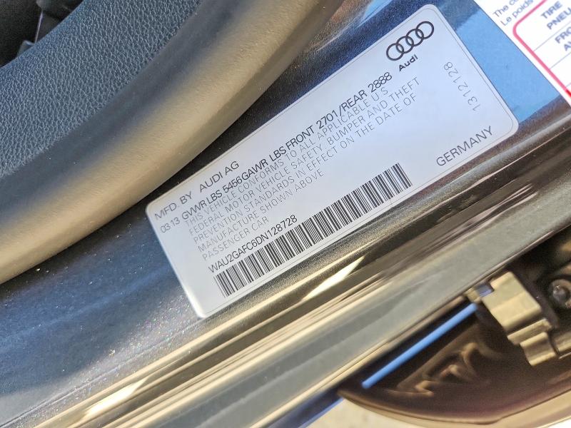 Продаж на аукціоні авто 2013 Audi A7, vin: WAU2GAFC6DN128728, номер лоту: 59393086