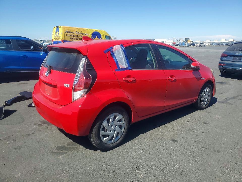 2015 Toyota Prius C მანქანა იყიდება აუქციონზე, vin: JTDKDTB33F1104443, აუქციონის ნომერი: 61340496