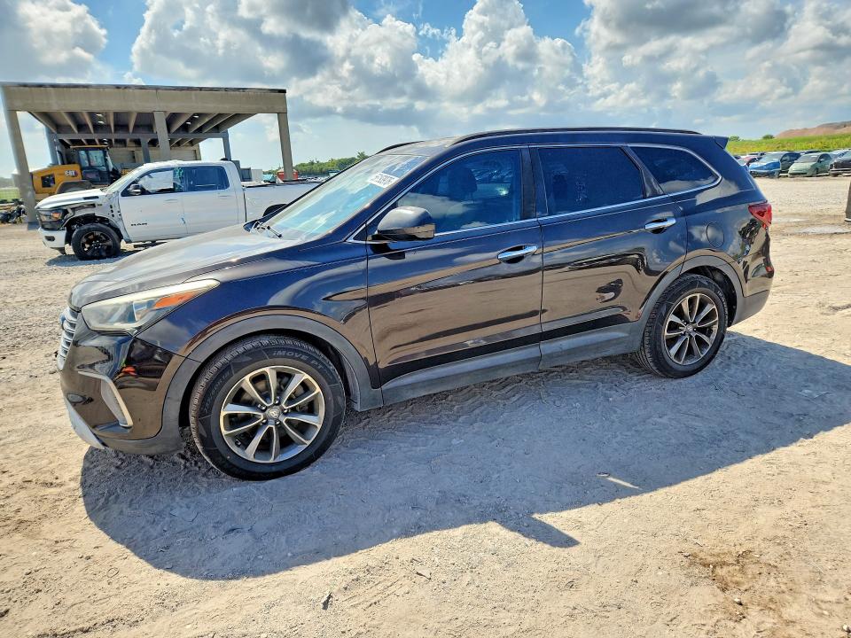 2017 Hyundai Santa Fe მანქანა იყიდება აუქციონზე, vin: KM8SM4HF3HU178160, აუქციონის ნომერი: 56193976