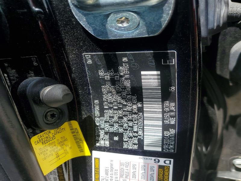 2013 Lexus Gx მანქანა იყიდება აუქციონზე, vin: JTJBM7FX1D5062264, აუქციონის ნომერი: 62450776