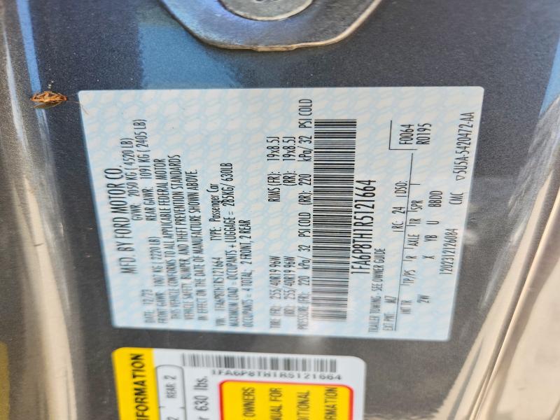 Продаж на аукціоні авто 2024 Ford Mustang, vin: 1FA6P8TH1R5121664, номер лоту: 61597516
