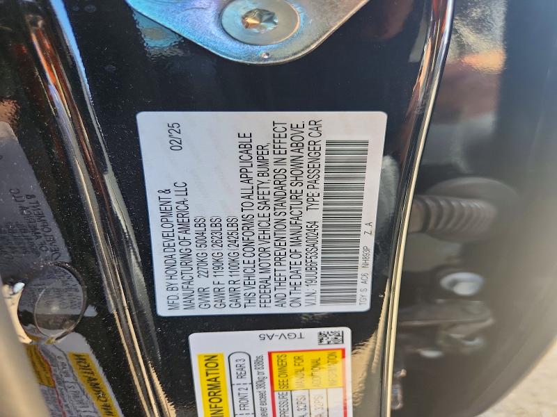 2025 Acura Tlx მანქანა იყიდება აუქციონზე, vin: 19UUB6F53SA002454, აუქციონის ნომერი: 59327886