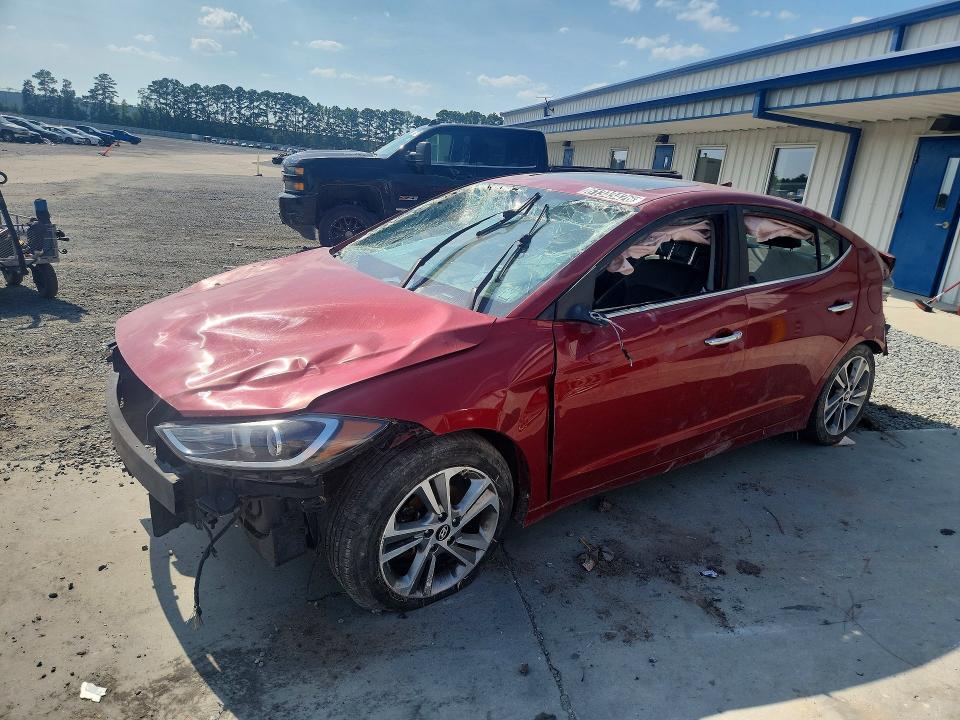 Auction sale of the 2017 Hyundai Elantra, vin: KMHD84LF4HU210389, lot number: 61343426