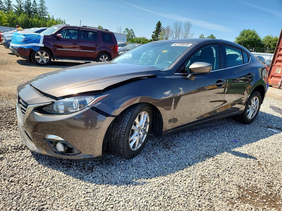 62159446 :رقم المزاد ، 3MZBM1V7XFM144182 vin ، 2015 Mazda 3 مزاد بيع