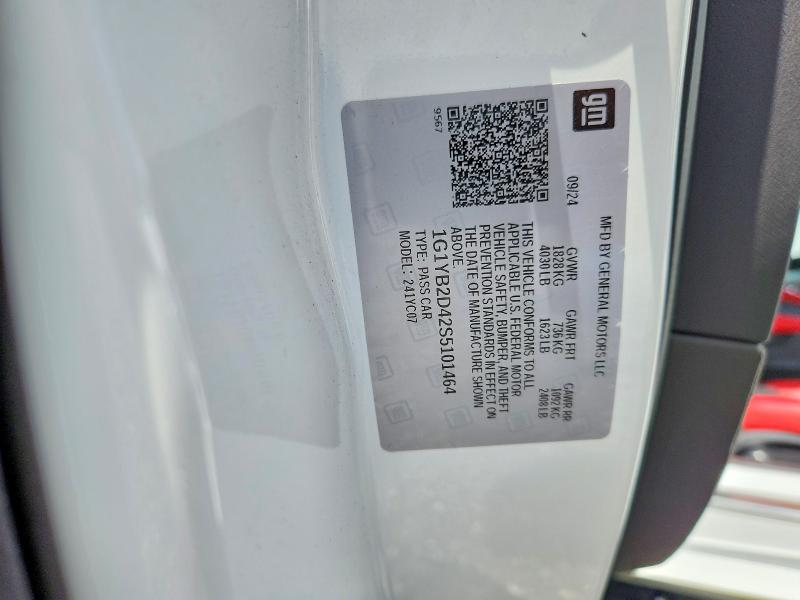 Продажа на аукционе авто 2025 Chevrolet Corvette, vin: 1G1YB2D42S5101464, номер лота: 60173626