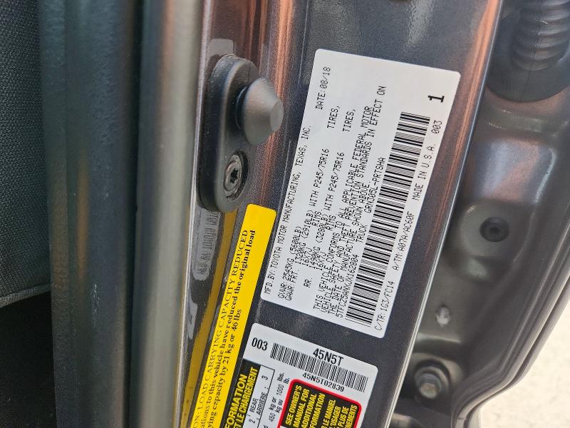 Aukcja sprzedaży 2018 Toyota Tacoma, vin: 5TFCZ5ANXJX162804, numer aukcji: 62141826