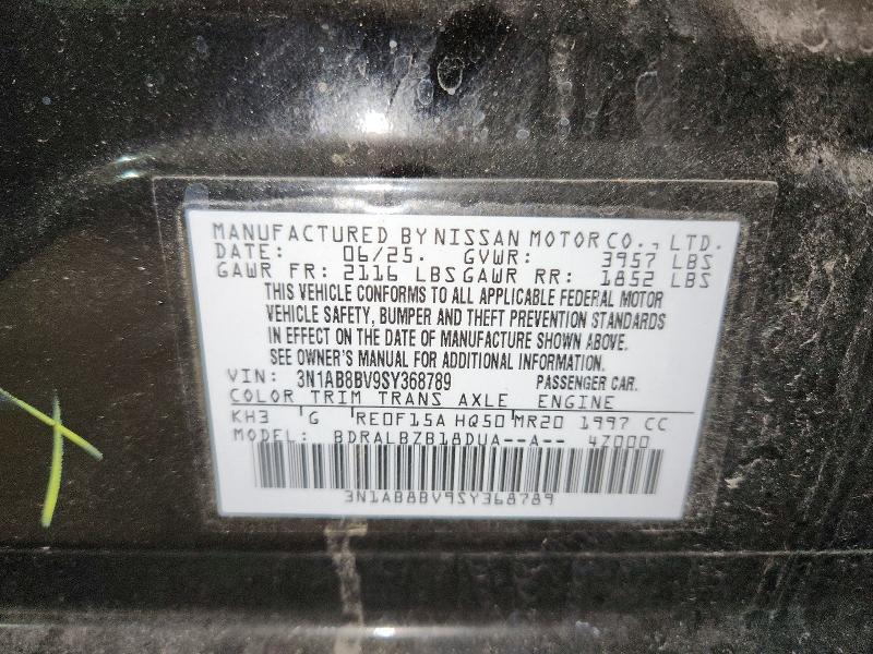 Продаж на аукціоні авто 2025 Nissan Sentra, vin: 3N1AB8BV9SY368789, номер лоту: 61665876