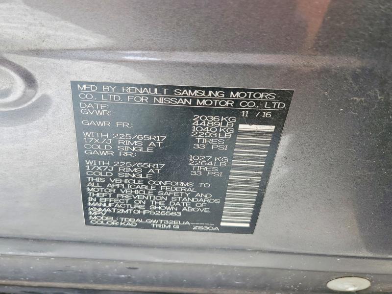 Продаж на аукціоні авто 2017 Nissan Rogue, vin: KNMAT2MT0HP526563, номер лоту: 61678406