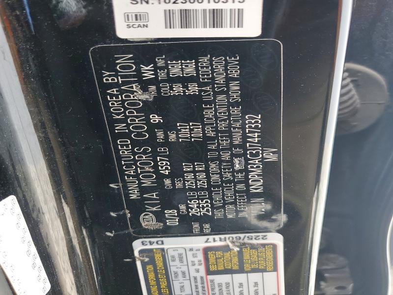 Продаж на аукціоні авто 2018 Kia Sportage, vin: KNDPM3AC3J7447332, номер лоту: 85456155