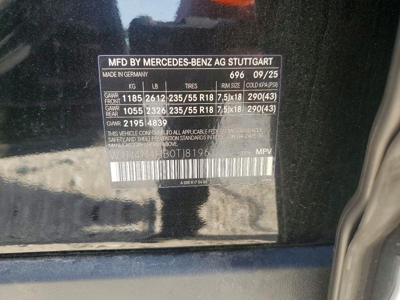 2026 Mercedes-benz Gla მანქანა იყიდება აუქციონზე, vin: W1N4N4HB0TJ819677, აუქციონის ნომერი: 60412916