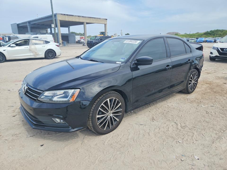 2015 Volkswagen Jetta მანქანა იყიდება აუქციონზე, vin: 3VWD17AJ7FM338318, აუქციონის ნომერი: 61384336