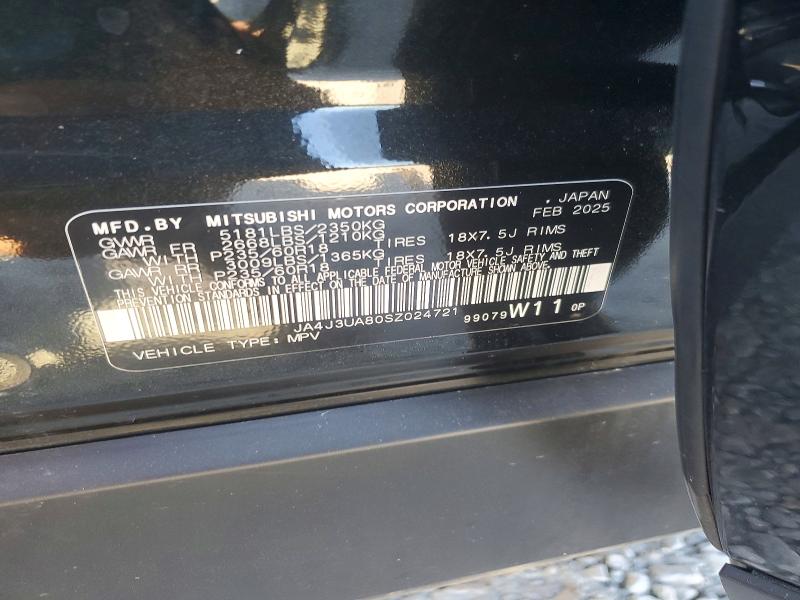 Auction sale of the 2025 Mitsubishi Outlander, vin: JA4J3UA80SZ024721, lot number: 61081606