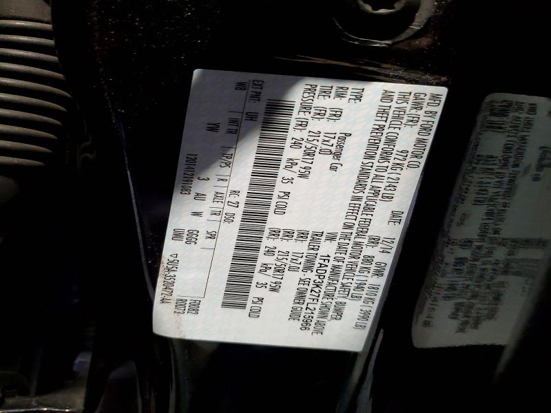 59721026 :رقم المزاد ، 1FADP3K27FL215966 vin ، 2015 Ford Focus مزاد بيع