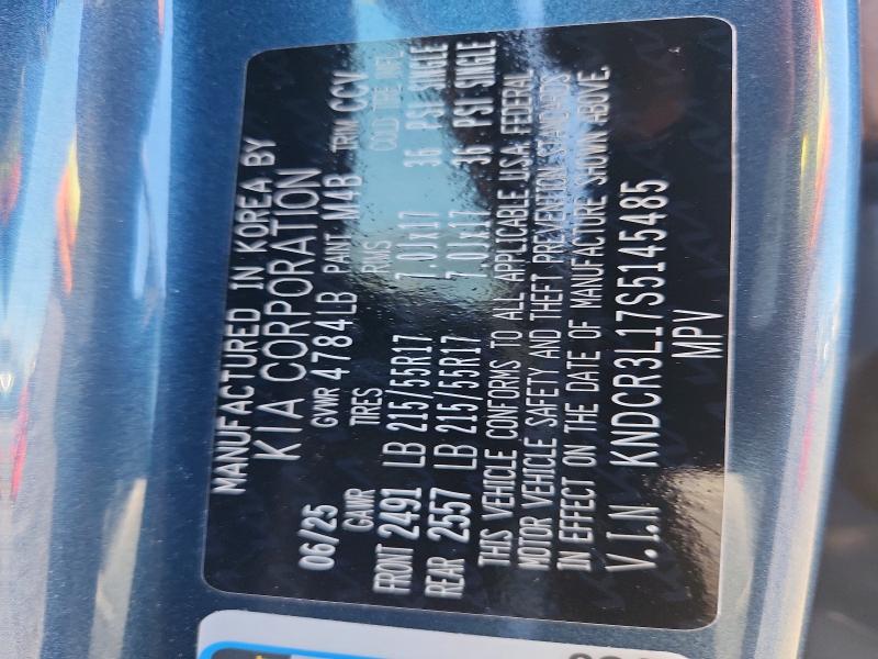60138846 :رقم المزاد ، KNDCR3L17S5145485 vin ، 2025 Kia Niro مزاد بيع