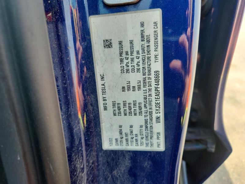 Продажа на аукционе авто 2023 Tesla Model 3, vin: 5YJ3E1EA5PF448669, номер лота: 62791676