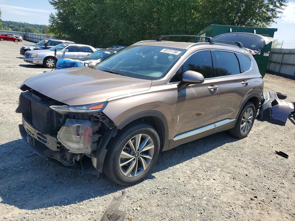 Продажа на аукционе авто 2019 Hyundai Santa Fe, vin: 5NMS3CAD4KH128957, номер лота: 58731736