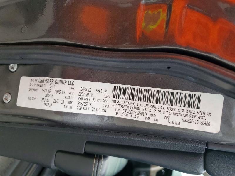 Продаж на аукціоні авто 2014 Jeep Cherokee, vin: 1C4PJLDS1EW238176, номер лоту: 61355256