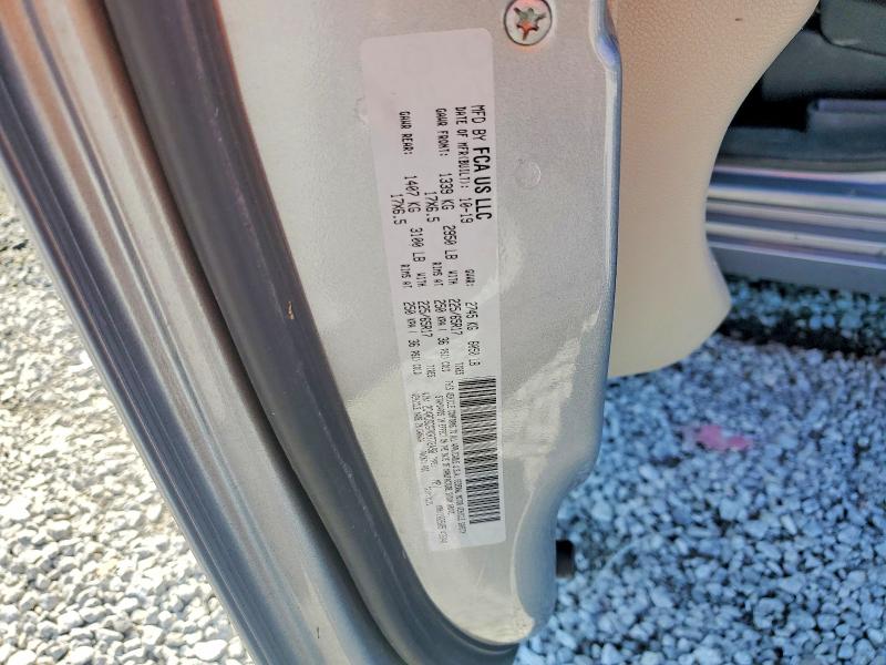60134256 :رقم المزاد ، 2C4RDGCG7KR772498 vin ، 2019 Dodge Grand Caravan مزاد بيع