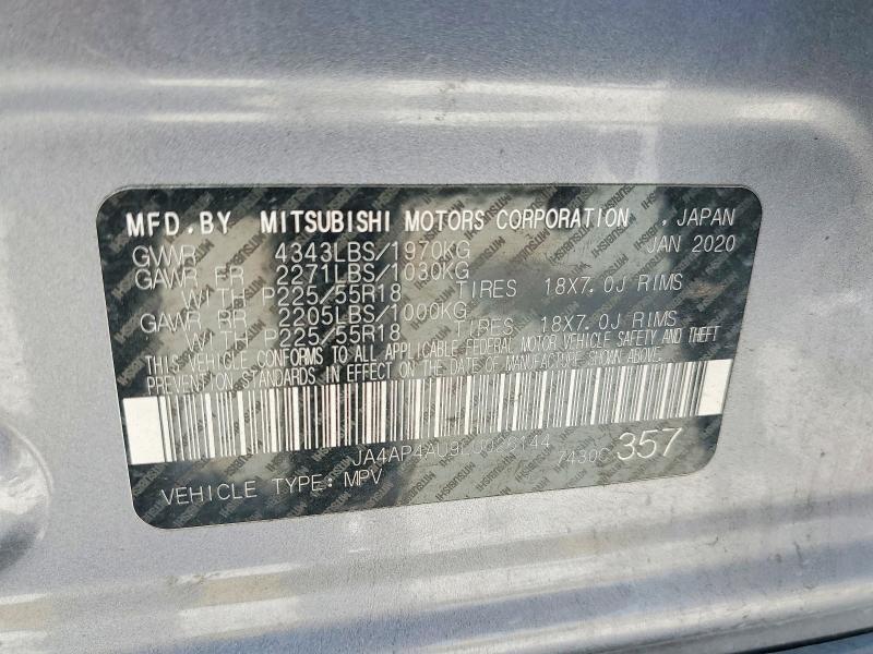 Aukcja sprzedaży 2020 Mitsubishi Outlander Sport, vin: JA4AP4AU9LU026144, numer aukcji: 63031056
