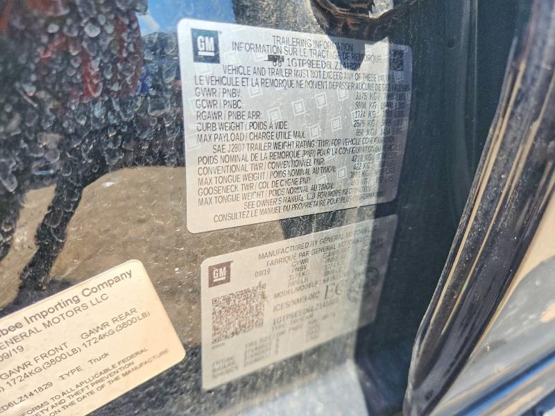 Aukcja sprzedaży 2020 Gmc Sierra, vin: 1GTP9EED6LZ141829, numer aukcji: 59629466