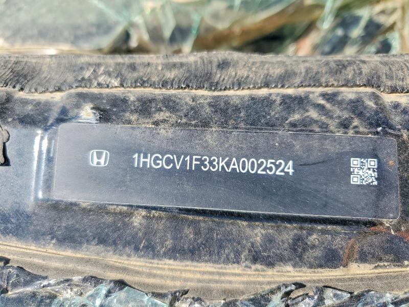 Aukcja sprzedaży 2019 Honda Accord, vin: 1HGCV1F33KA002524, numer aukcji: 60809006