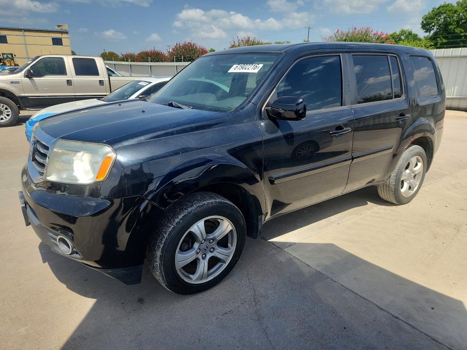 61902216 :رقم المزاد ، 5FNYF4H41DB026226 vin ، 2013 Honda Pilot مزاد بيع