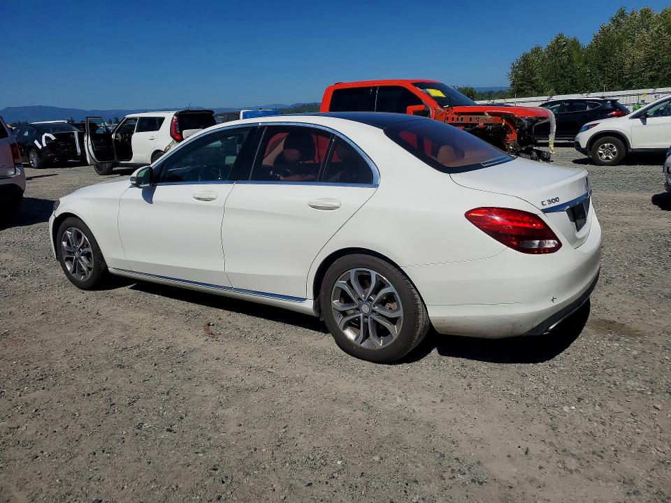 59191606 :رقم المزاد ، 55SWF4JB5HU199297 vin ، 2017 Mercedes-benz C مزاد بيع