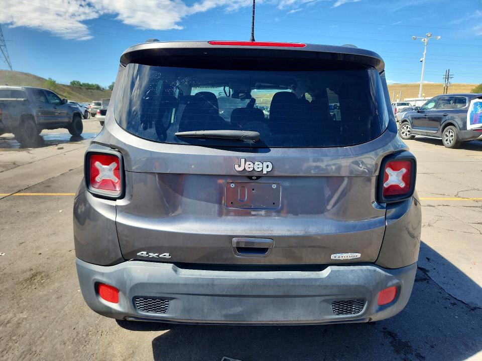 2018 Jeep Renegade მანქანა იყიდება აუქციონზე, vin: ZACCJBBB6JPH65326, აუქციონის ნომერი: 59921176