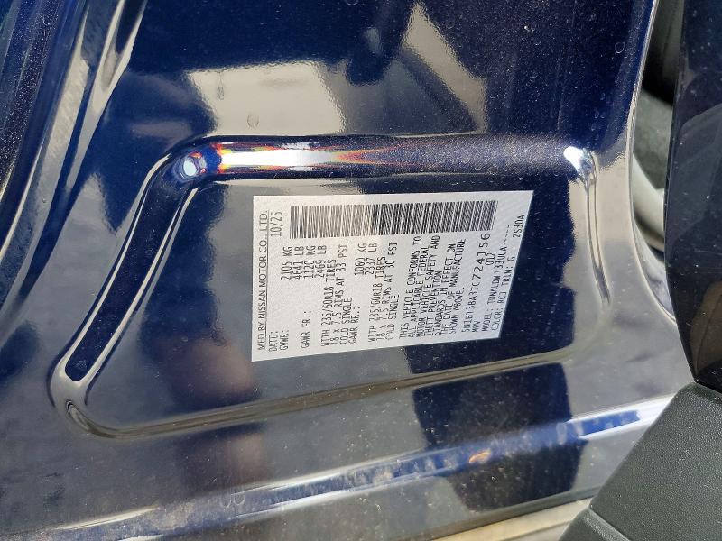 61128226 :رقم المزاد ، 5N1BT3BA3TC724156 vin ، 2026 Nissan Rogue مزاد بيع