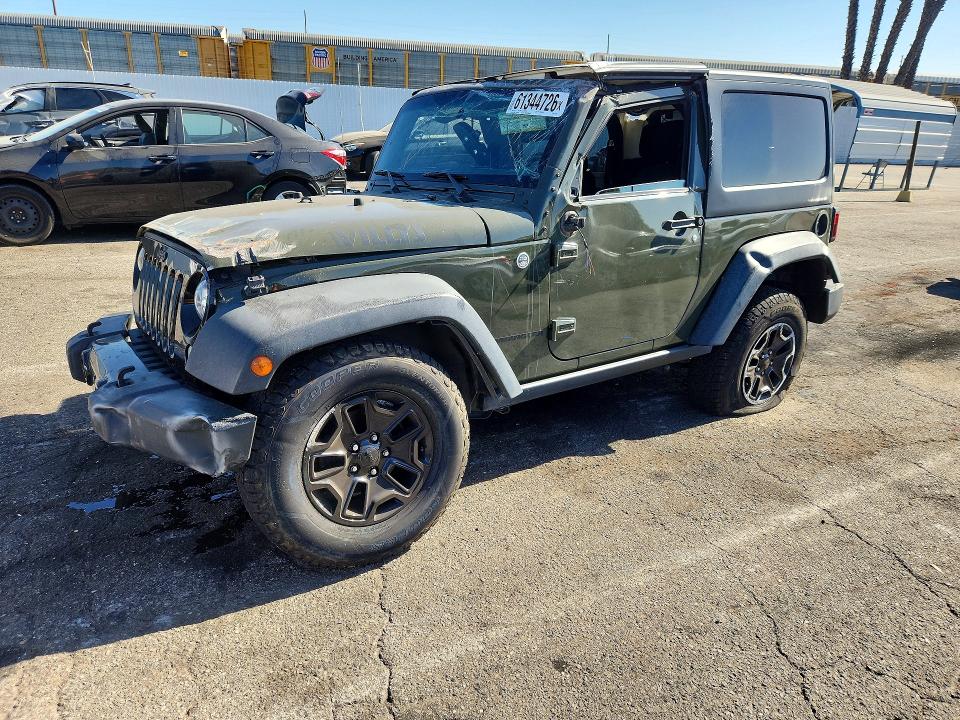 61344726 :رقم المزاد ، 1C4AJWAG0FL724231 vin ، 2015 Jeep Wrangler مزاد بيع