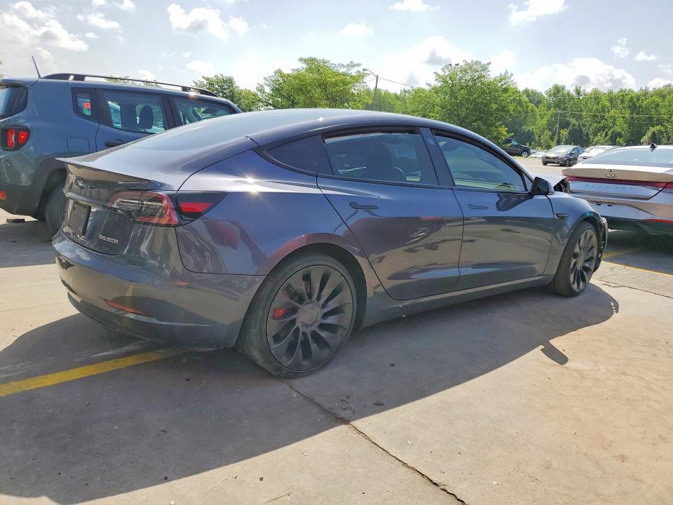 59303636 :رقم المزاد ، 5YJ3E1EC9NF299214 vin ، 2022 Tesla Model 3 مزاد بيع
