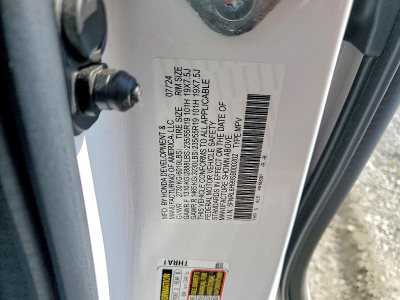 Продажа на аукционе авто 2025 Honda Odyssey, vin: 5FNRL6H99SB000202, номер лота: 59121256