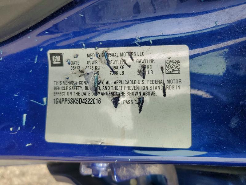 Продаж на аукціоні авто 2013 Buick Verano, vin: 1G4PP5SK5D4222016, номер лоту: 59970966