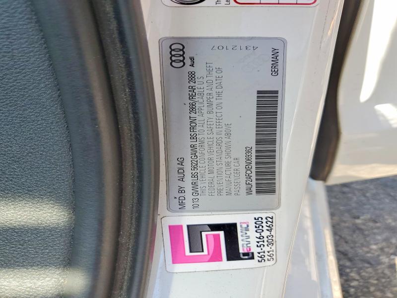 2014 Audi S6 მანქანა იყიდება აუქციონზე, vin: WAUF2AFCXEN069362, აუქციონის ნომერი: 61565066