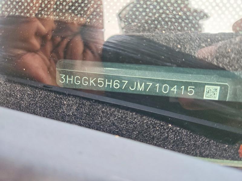 61034386 :رقم المزاد ، 3HGGK5H67JM710415 vin ، 2018 Honda Fit مزاد بيع