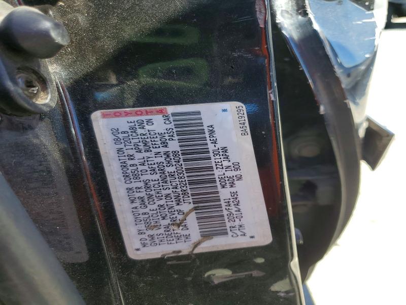 Aukcja sprzedaży 2003 Toyota Corolla, vin: JTDBR32E830024088, numer aukcji: 61416676